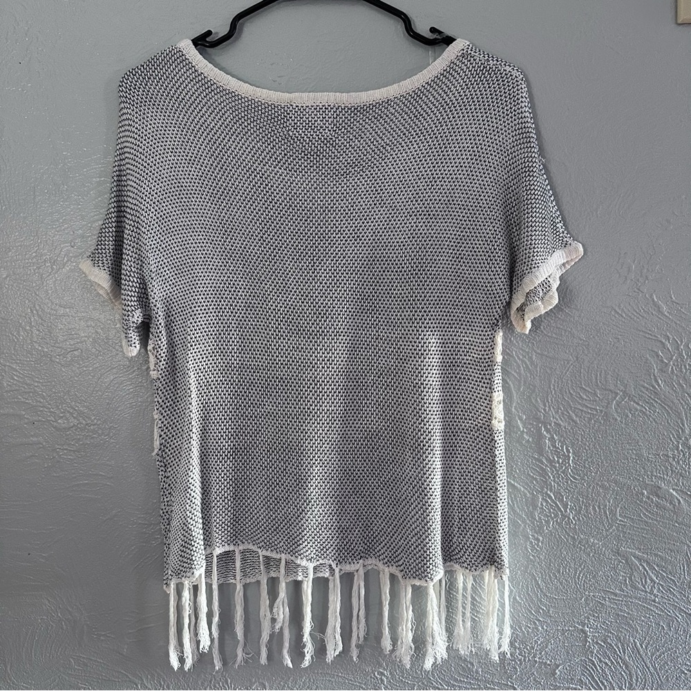 Sweet N Sinful Knit Fringe Top | Boho Festival Style | Size M - Picture 4 of 8